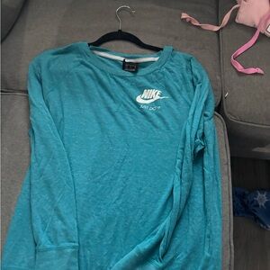 Nike Kids Aqua Long Sleeve Tee